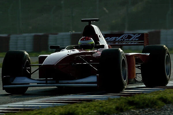 2002 Formula 3000 Testing. Ryan Briscoe, Nordic Racing. Circuit de Barcelona, Spain. 19-20th February 2002. World Copyright: Spinney / LAT Photographic. Ref.: 8.5mb Digital Image