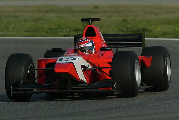 2002 Formula 3000 Testing. Tomas Enge, Arden International. Circuit de Barcelona, Spain. 19-20th February 2002. World Copyright: Spinney / LAT Photographic. Ref.: 8.5mb Digital Image