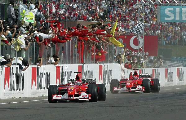 2002 Hungarian Grand Prix - Race Budapest, Hungary. 18th August 2002 World Copyright: Steve Etherington / LAT ref: Digital Image Only