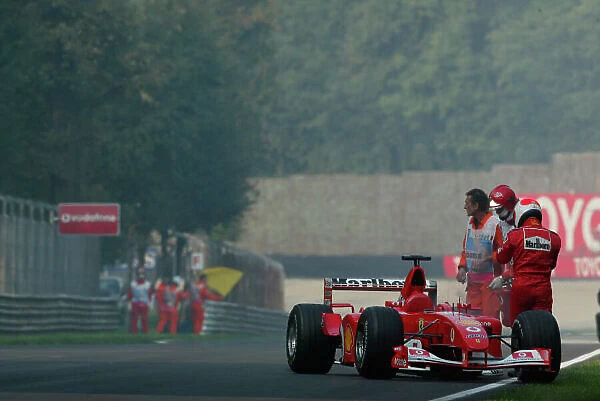 2002 Italian Grand Prix - Saturday Qualifying Monza, Italy. 14th September 2002 World Copyright - LAT Photographic ref: digital file only