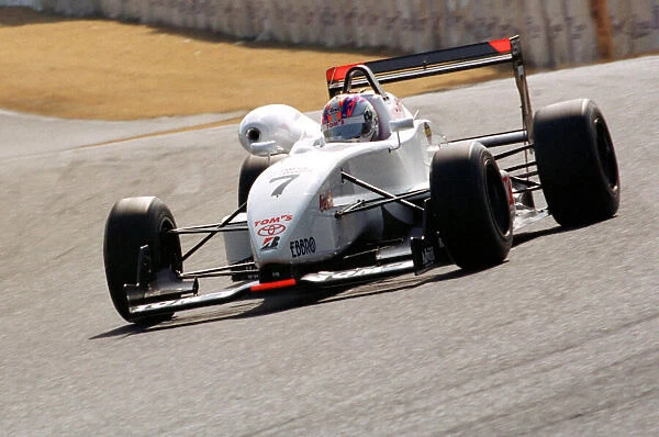 2002 Japanese Formula Three Tsukuba, Japan. 3rd March 2002. Race winner, action. World Copyright: Yasushi Ishihara / LAT Photographic refL 8. 9mb Digital Image Only
