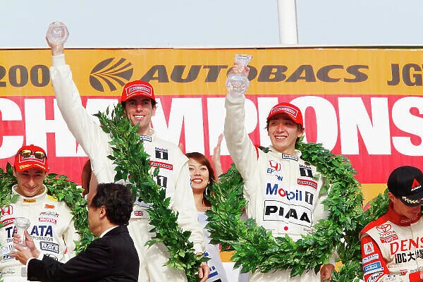 2002 Japanese GT Championship, Round 1, TI Circuit, Aida, Japan. 14th April 2002. Winners: Ralph Firman and Tsugio Matsuda. World Copyright: Ishihara / LAT Photographic Ref: Digital Image only