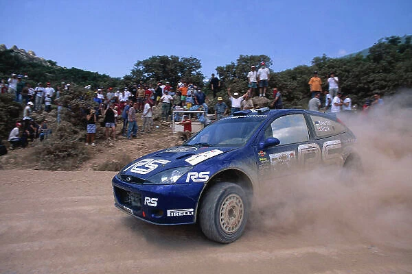 2002 World Rally Championship Acropolis Rally, Greece. 13th - 16th June 2002. Marko Martin / Michael Park, Ford Focus RS WRC02, action. World Copyright: McKlein / LAT Photographic ref: 35mm Image A13