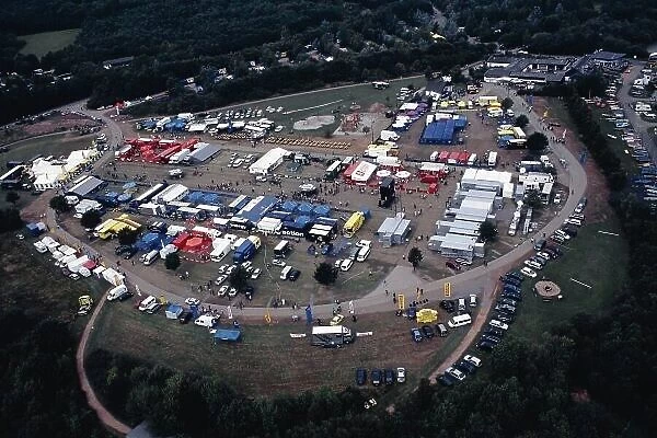 2002 World Rally Championship. ADAC Rallye Deutschland, Trier, Germany. August 22nd - 25th 2002. Scenic view of a service area. Photo: McKlein / LAT Photographic ref: 35mm Image A12
