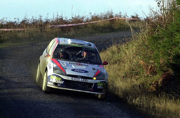 2002 World Rally Championship. Network Q Rally of Great Britain, Cardiff. November 14-17. Colin McRae on Stage 3. Photo: Ralph Hardwick / LAT