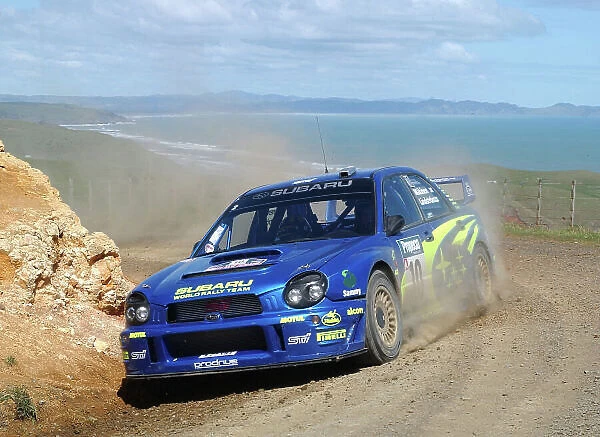 2002 World Rally Championship. Propecia Rally of New Zealand, Auckland, October 3rd-6th. Tommi Makinen on stage 4. Photo: Ralph Hardwick / LAT