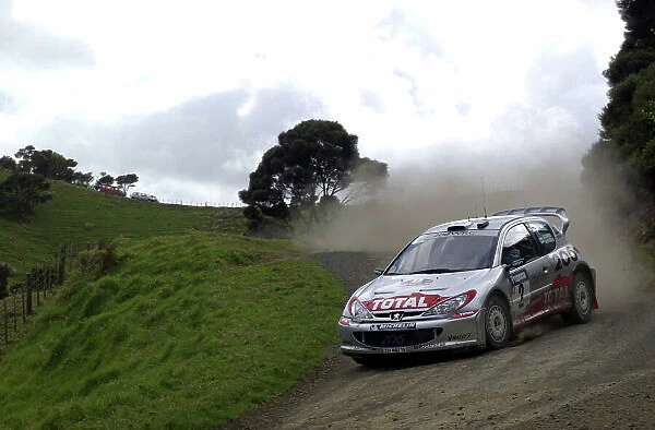 2002 World Rally Championship. Propecia Rally of New Zealand, Auckland, October 3rd-6th. Marcus Gronholm during shakedown Photo: Ralph Hardwick / LAT