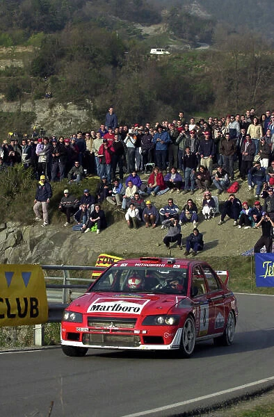 2002 World Rally Championship Rally Catalunya, 21st-24th March 2002. Alister McRae on Stage 13 on the final day. Photo: Ralph Hardwick / LAT