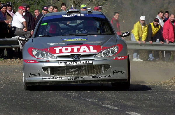 2002 World Rally Championship Rally Catalunya, 21st-24th March 2002. Richard Burns during shakedown. Photo: Ralph Hardwick / LAT