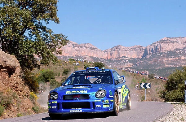 2002 World Rally Championship Rally Catalunya, 21st-24th March 2002. Tommi Makinen on Stage 3. Photo: Ralph Hardwick / LAT