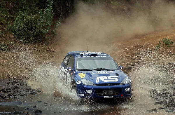 2002 World Rally Championship. Safari Rally, Nairobi Kenya, July 11-14th. Markko Martin on section two. Photo: Ralph Hardwick / LAT