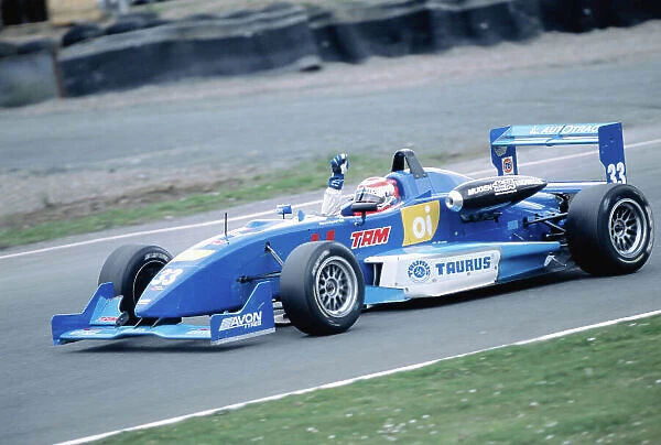2003 British Formula Three Championship Knockhill, Scotland. 10th - 11th May 2003. Race 9 winner Nelson Piquet Jr (Dallara F303 Mugen-Honda), action. World Copyright: Glenn Dunbar / LAT Photographic ref: 35mm Image 29