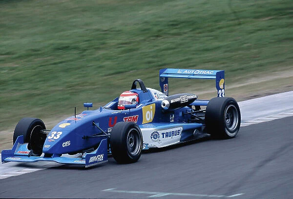 2003 British Formula Three Donington, England. 5th - 6th April 2003 Nelson Piquet Jr (Dallara F303 Mugen-Honda), action. World Copyright: Glenn Dunbar / LAT Photographic ref: 35mm Image A12