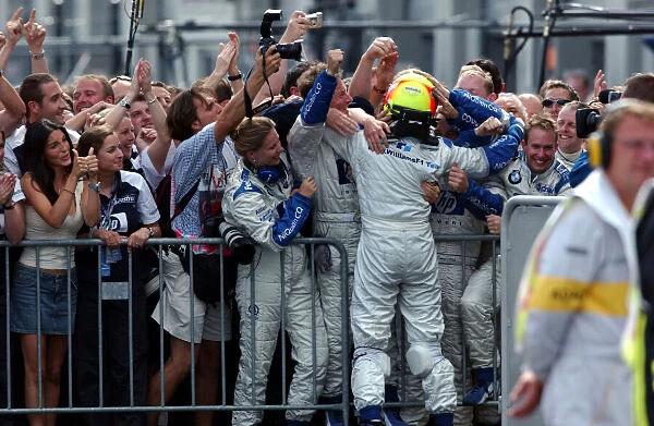 2003 European Grand Prix - Race Nurburgring, Germany. 29th June 2003 Ralf Schumacher