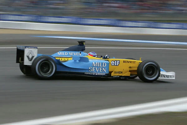 2003 European Grand Prix - Saturday Qualifying, Nurburgring, Germany. 28th June 2003. Jarno Trulli, Renault R23, action. World Copyright LAT Photographic. Digital Image Only