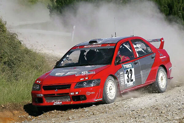 2003 FIA World Rally Champs. Round Four, New Zealand, 10th - 13th April 2003 Alister McRae, Mitsubishi action. World Copyright: McKlein / LAT