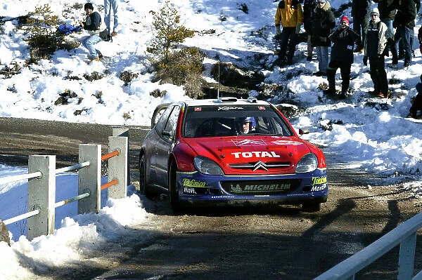 2003 FIA World Rally Champs. Round one, Monte Carlo, 23rd-26th January 2003 Colin McRae, Citroen, action. World Copyright: McKlein / LAT