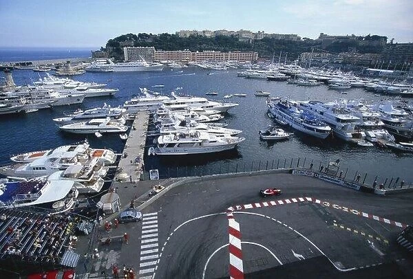 2003 Formula 3000 World Championship, Monte Carlo, Monaco. 30th May 2003. Wirdheim enters the harbour complex at Monaco. World Copyright: LAT Photographic