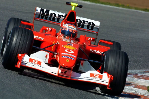 2003 Formula One Tesing Barcelona, Spain. 25th March 2003 Rubens Barrichello