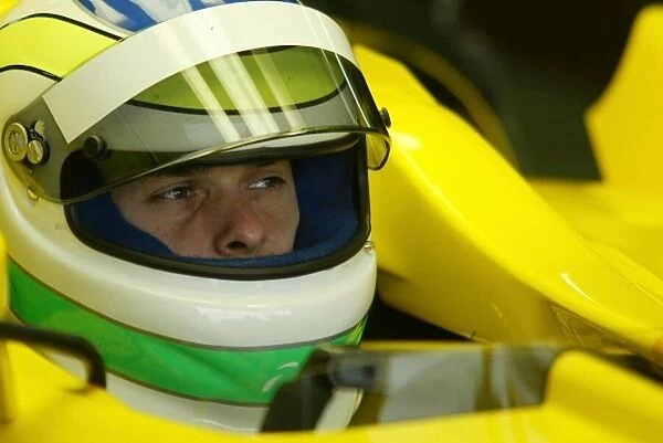 2003 Formula One Testing. Giancarlo Fisichella, Jordan EJ13. Valencia, Spain