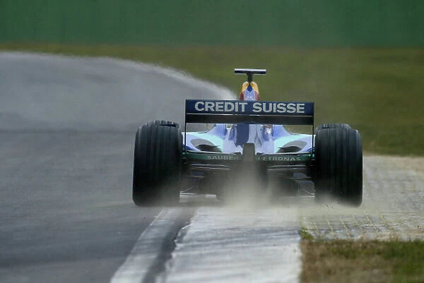 2003 Formula One Testing Imola, Italy, 17 February 2003, Sauber Petronas, Action World copyright: Glenn Dunbar / LAT Photographic Digital image only