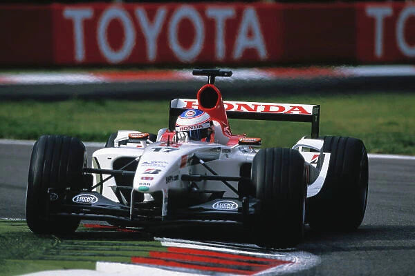 2003 Italian Grand Prix, Monza, Italy. 12th - 14th September 2003 Jenson Button, BAR Honda 005, race action. World Copyright LAT Photographic / Charles Coates. ref:35mm image