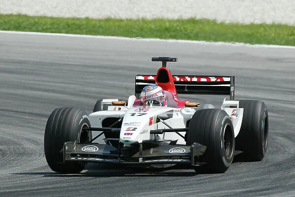 2003 Malaysian Grand Prix - Sunday race, Sepang, Malaysia. 23rd March 2003 Jenson Button, B•A•R Honda 005, action. World copyright LAT Photographic. ref: Digital Image Only