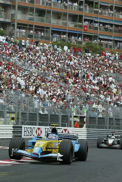 2003 Monaco Grand Prix, Sunday Race, Monte Carlo, Monaco. 1st June 2003. Jarno Trulli, Renault R23, action. World Copyright LAt Photographic. Digital Image Only