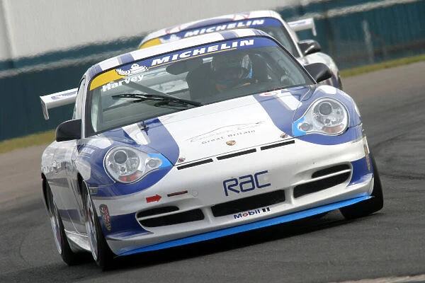 2003 Porsche 911 GT3 Cup. Donington 7th September. Tim Harvey
