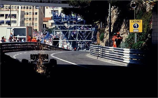 2003 Racing Past... Exhibition 1993 Monaco Grand Prix, Monte Carlo. A car emerges from the tunnel into daylight. World Copyright - LAT Photographic Exhibition ref: a086