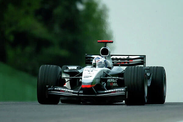 2003 San Marino Grand Prix - Saturday 2nd Qualifying, Imola, Italy. 19th April 2003. David Coulthard, West McLaren Mercedes MP4 / 17D, action. World Copyright LAT Photographic. ref: Digital Image Only
