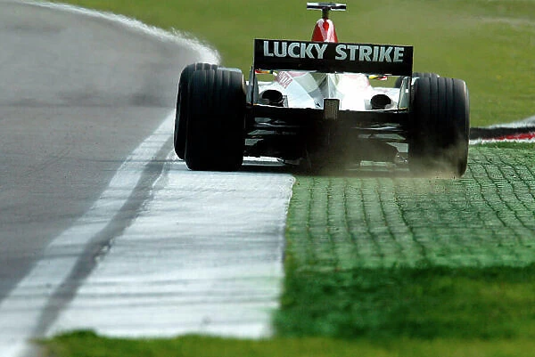 2003 San Marino Grand Prix - Saturday 2nd Qualifying, Imola, Italy. 19th April 2003. Jenson Button, B•A•R Honda 005, action. World Copyright LAT Photographic. ref: Digital Image Only