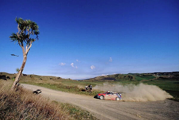 2003 World Rally Championship Rally New Zealand. 9th - 13th April 2003. Carlos Sainz /  Marc Marti (Citroen Xsara) 12th position. World Copyright: McKlein / LAT Photographic ref: 35mm Image A24