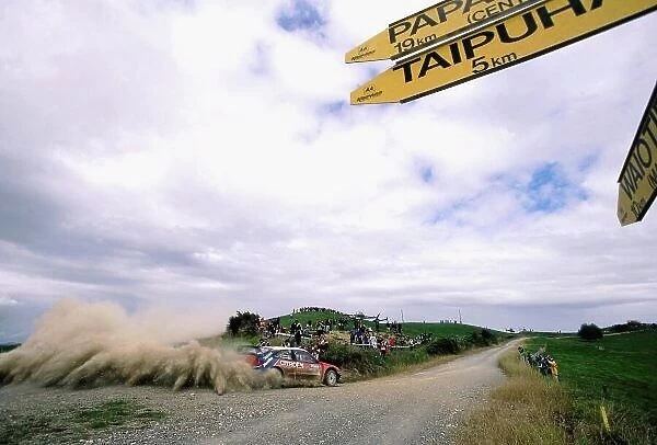 2003 World Rally Championship Rally New Zealand. 9th - 13th April 2003. Sebastien Loeb / Daniel Elena (Citroen Xsara), 4th position. World Copyright: McKlein / LAT Photographic ref: 35mm Image 16