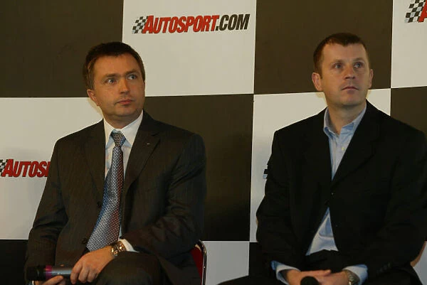 2004 Autosport International. Jost Capito and Michael Park