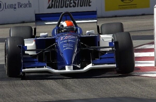 2004 Champ Car World Series: Nelson Phillippe, Rocketsports Racing Lola Ford Cosworth, during practice for the Long Beach Grand Prix