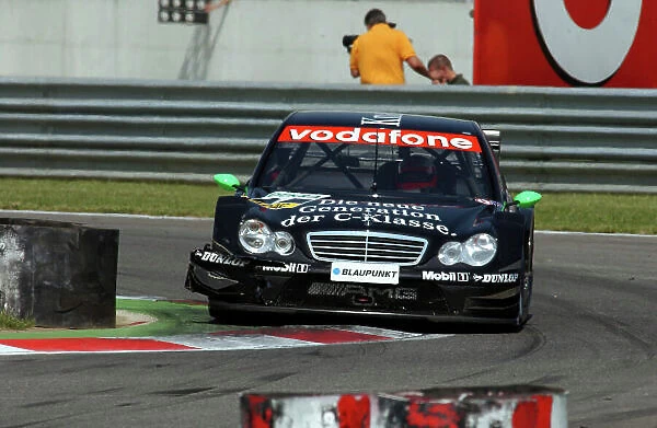 2004 DTM Championship Adria, Italy. 15th - 16th May 2004. Gary Paffet (HWA Mercedes C-Class) with front wing damage. World Copyright: Andre Irlmeier / LAT Photographic ref: Digital Image Only