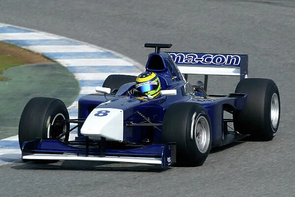 2004 F3000 Testing. Tony Schmidt, Ma-Con. Jerez, Spain. 17-18th February 2004. Wolrd Copyright: Spinney / LAT Photographic. Ref.: Digital Image Only