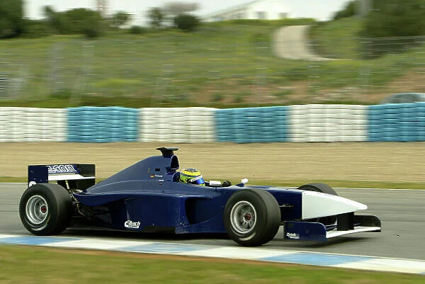 2004 F3000 Testing. Tony Schmidt, Ma-Con. Jerez, Spain. 17-18th February 2004. Wolrd Copyright: Spinney / LAT Photographic. Ref.: Digital Image Only