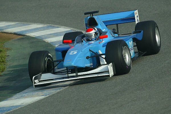 2004 F3000 Testing. Yannick Schroeder, Durrango F3000. Jerez, Spain. 17-18th February 2004. Wolrd Copyright: Spinney / LAT Photographic. Ref. : Digital Image Only