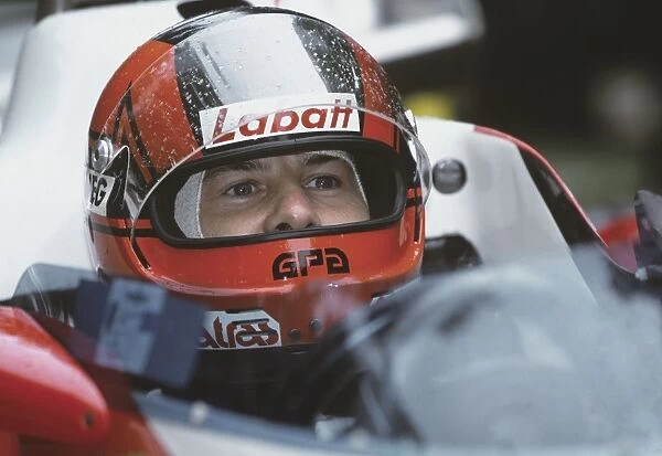 2004 Festival of Speed: Jacques Villeneuve drives the 1978 Ferrari 312T3 of his father, Gilles Villeneuve, portrait