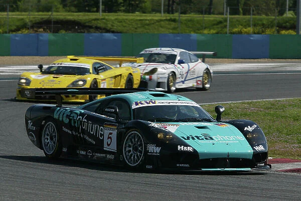 2004 FIA GT Championship Magny-Cours, France. 1st - 2nd May 2004. Race winner Michael Bartels / Uwe Alzen (Saleen S7), action. World Copyright: Photo4 / LAT Photographic ref: Digital Image Only