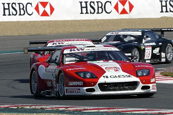 2004 FIA GT Championship Magny-Cours, France. 1st - 2nd May 2004. Naspetti / Hezemans (Ferarri 575 M Maranello), action. World Copyright: Photo4 / LAT Photographic ref: Digital Image Only