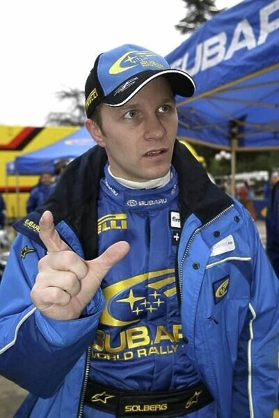 2004 FIA World Rally Championship Monte Carlo Rally, Monte Carlo, 23rd - 25th January. Newly crowned world champion Petter Solberg, who finished 7th in his Subaru Impreza WRC 2003 after hitting a wall on day 1