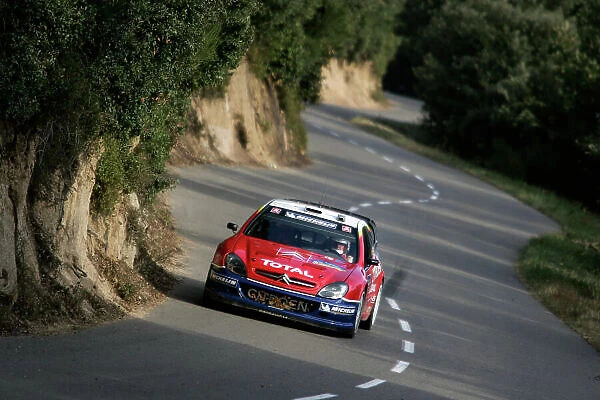 2004 FIA World Rally Champs. Round Fifteen, Rally Catalunya. 28th - 31st October 2004. Carlos Sainz, Citroen, action. World Copyright: McKlein / LAT