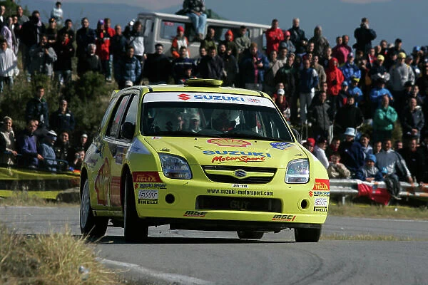 2004 FIA World Rally Champs. Round Fifteen, Rally Catalunya. 28th - 31st October 2004. PG Andersson, Suzuki JWRC, action. World Copyright: McKlein / LAT