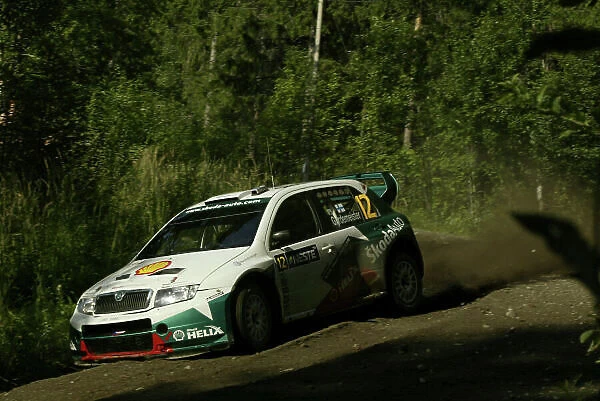 2004 FIA World Rally Champs. Round nine, Neste Rally Finland. 5th - 8th August 2004. Toni Gardemeister, Sokda, action. World Copyright: McKlein / LAT