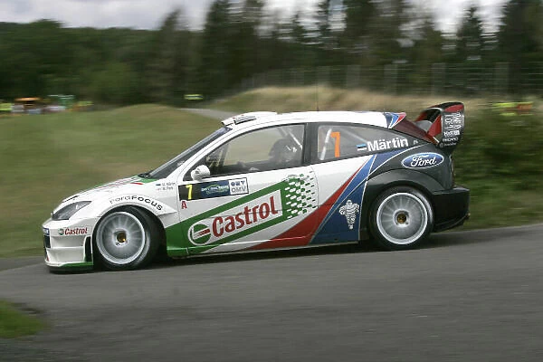 2004 FIA World Rally Champs. Round ten, OMV Deutschland Rally. 19th - 22nd August 2004. Markko Martin, Ford, action. World Copyright: McKlein / LAT