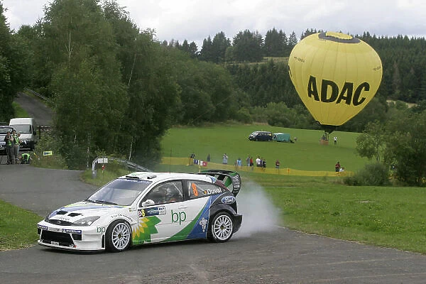 2004 FIA World Rally Champs. Round ten, OMV Deutschland Rally. 19th - 22nd August 2004. Francois Duval, Ford, action. World Copyright: McKlein / LAT