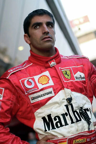 2004 Formula One Testing Barcelona, Spain. 24th November 2004. Marc Gene, Ferrari F2004, portrait. World Copyright: Malcolm Griffiths / LAT Photographic ref: Digital Image Only